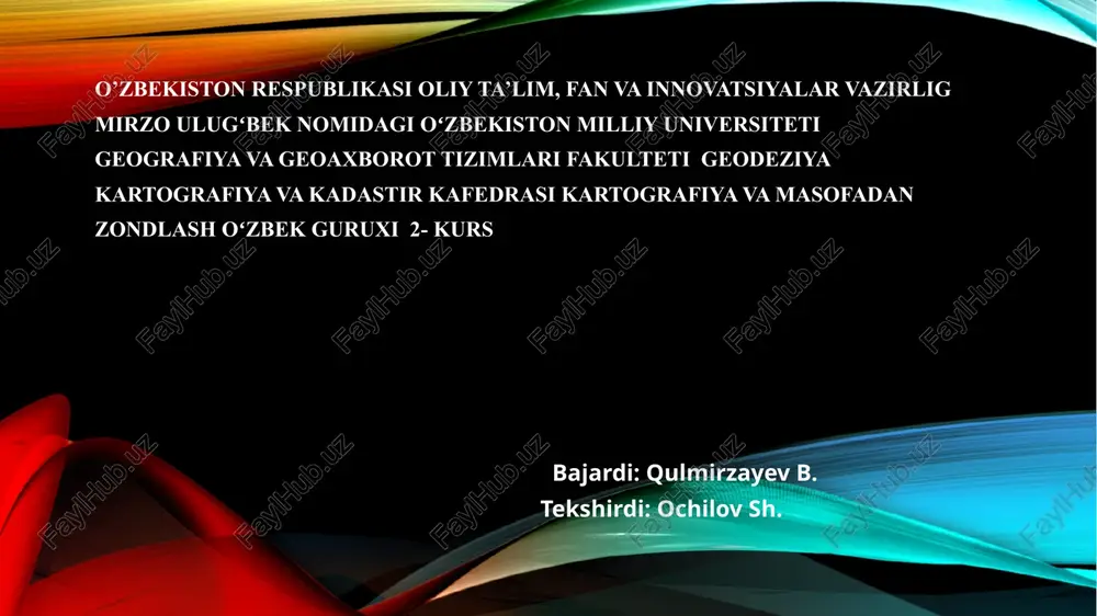 germaniyada kadastir tizimi haqida — PPTX