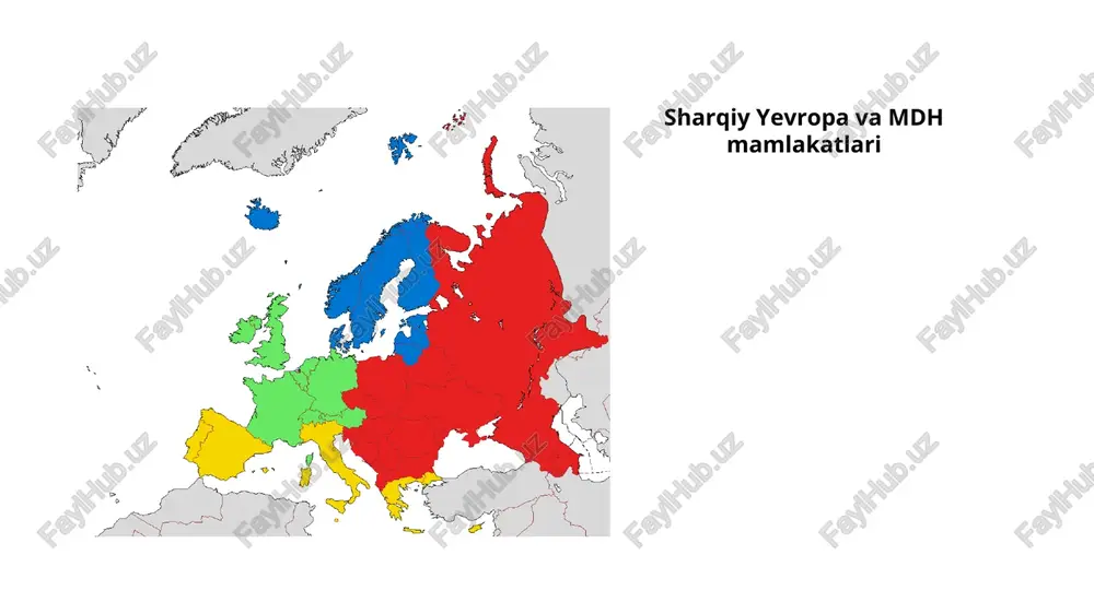 sharqiy yevropa va mdh mamlakatlari — PPT