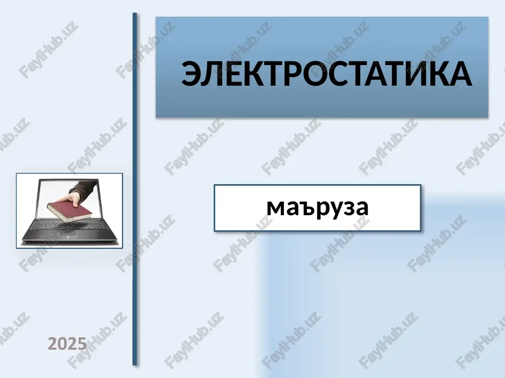 elektrostatika — PPTX