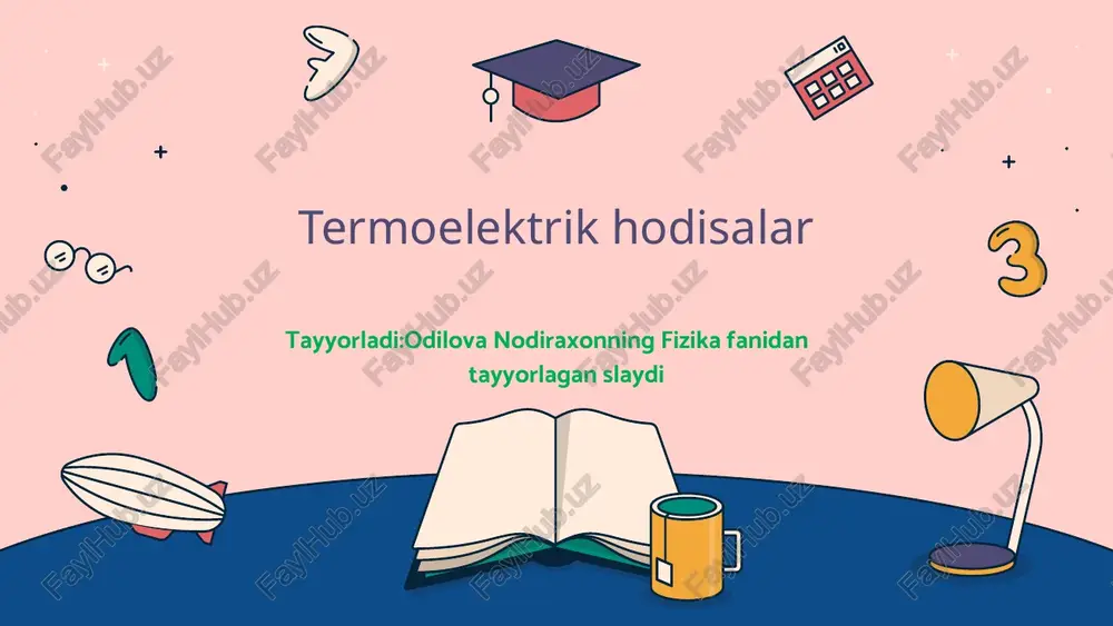 termoelektrikhodisalar — PPTX