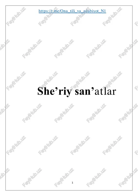she’riy san’atlar — PDF