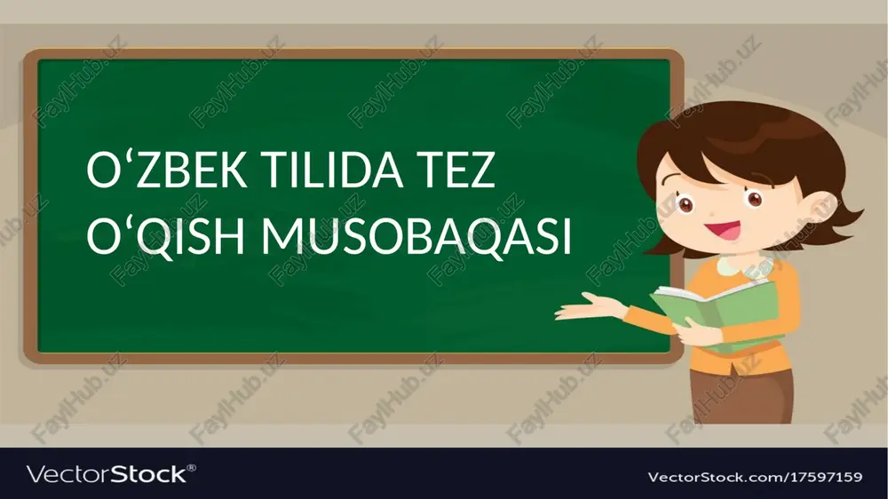 oʻzbek tilida tez oʻqish — PPTX