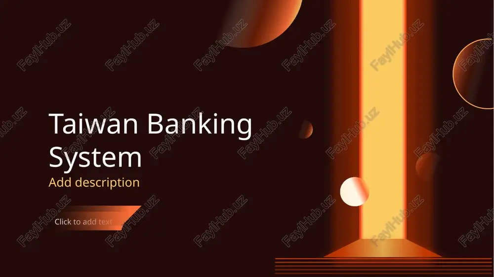 taiwan banking system — PPTX