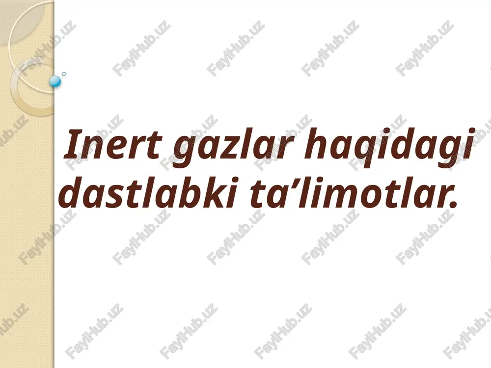 inertgazlar — PPTX