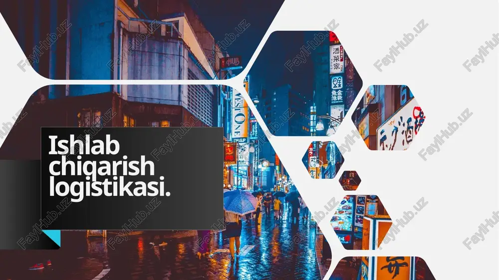 ishlabchiqarishlogistikasi — PPTX