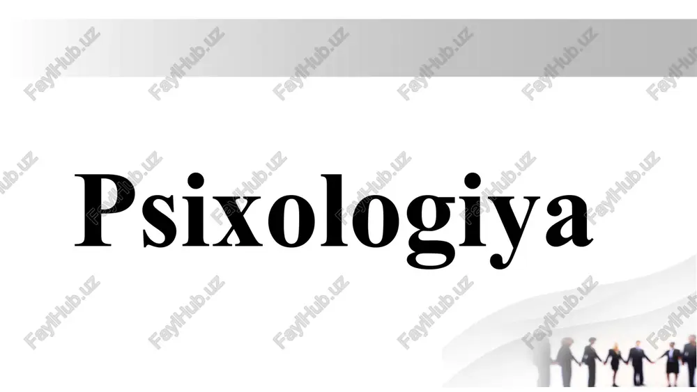 psixologiya — PPTX