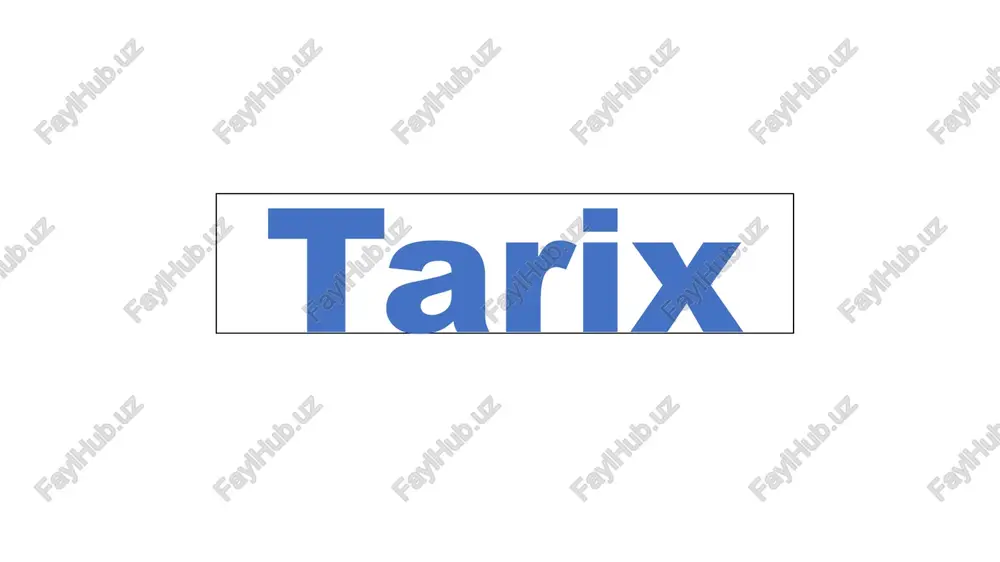 tarix — PPTX