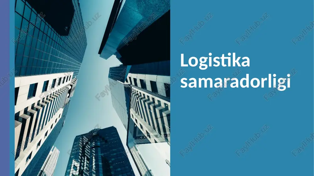 logistikasamaradorligi — PPTX
