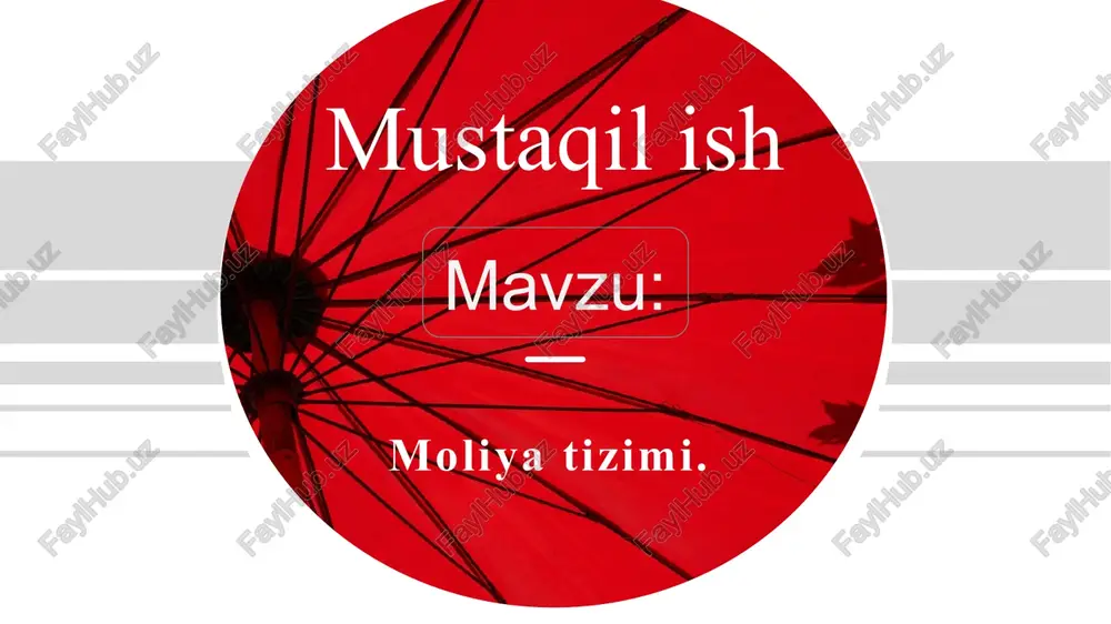moliyatizimi — PPTX