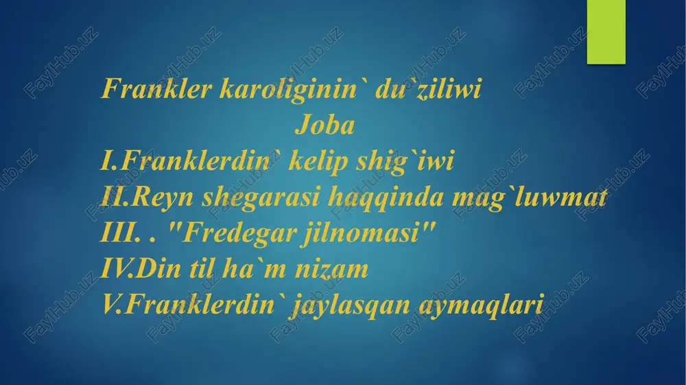 franklerkaroliginin' du'ziliwi — PPTX