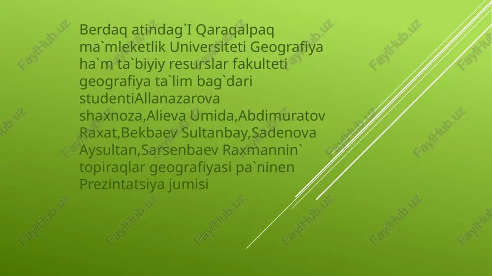 afrika topraqlari — PPTX