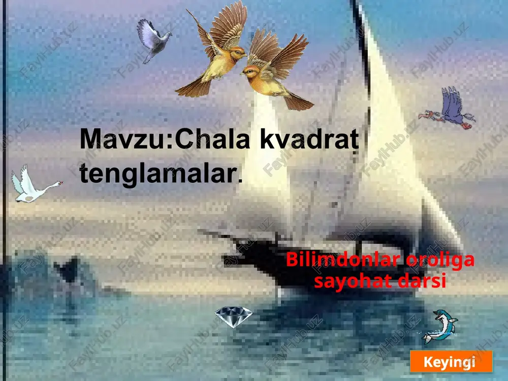 chalakvadrat tenglamalar — PPTX