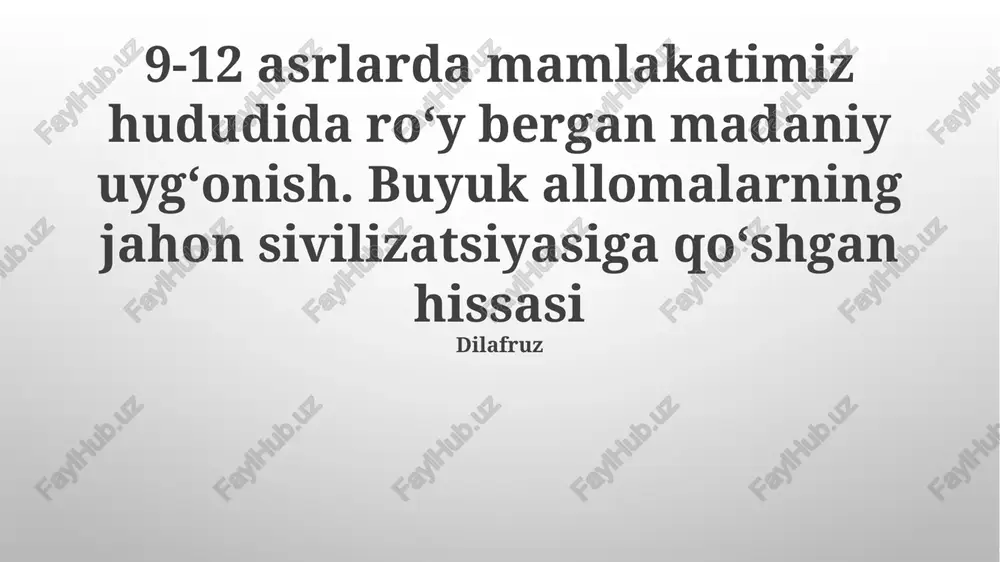 dilafruz — PPTX