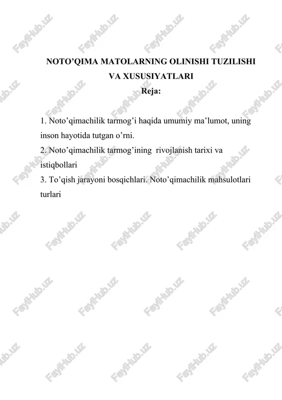 noto’qima matollar — DOCX