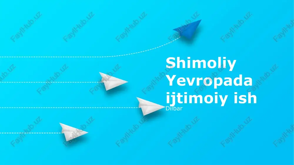 shimoliy yevropada ijtimoiy ish — PPTX