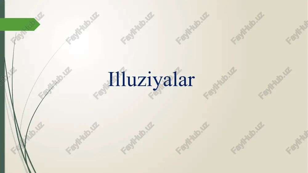 illuziyalar — PPTX
