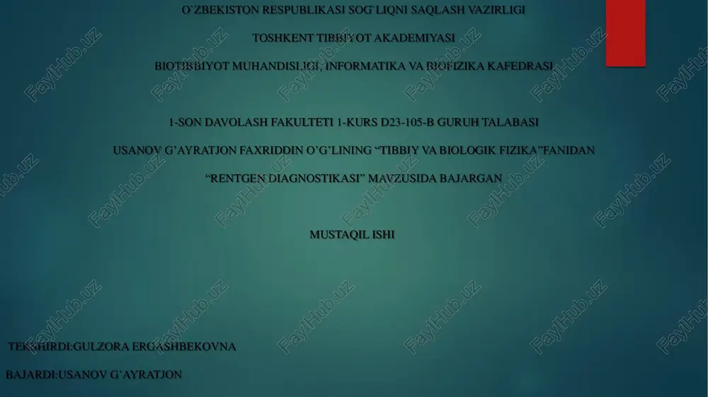rentgen diagnostikasi — PDF