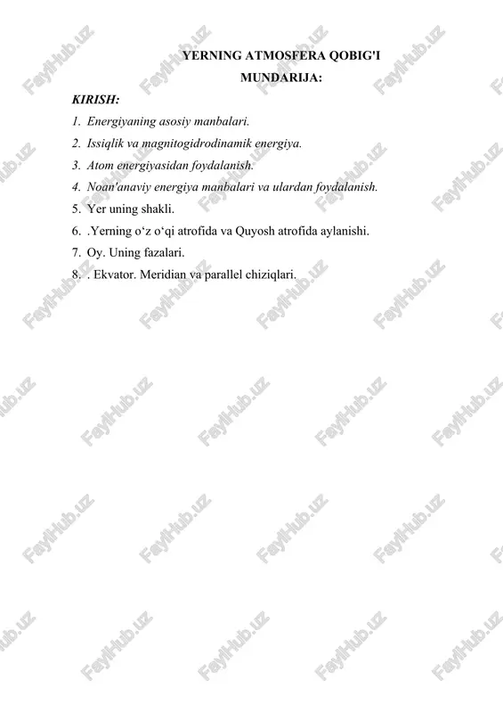 yerning atmosfera qobig'i — DOCX