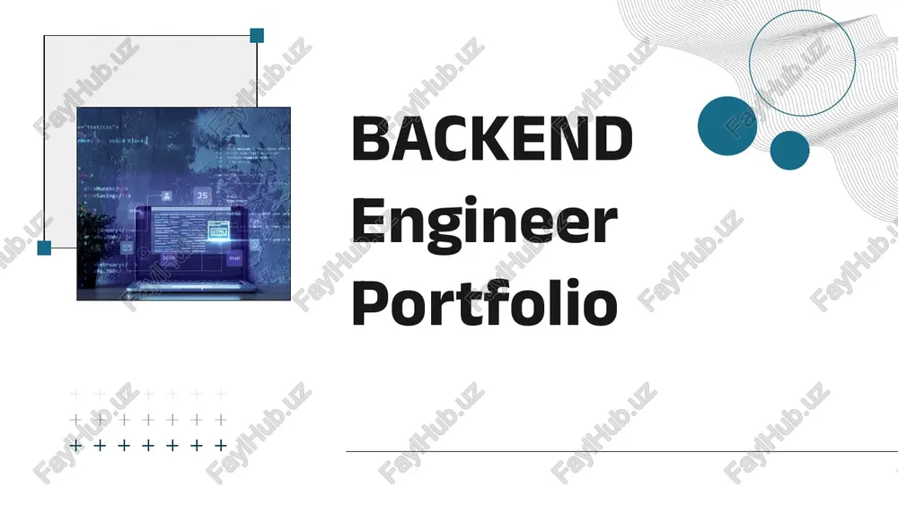 backend engineer portfolio — PPTX