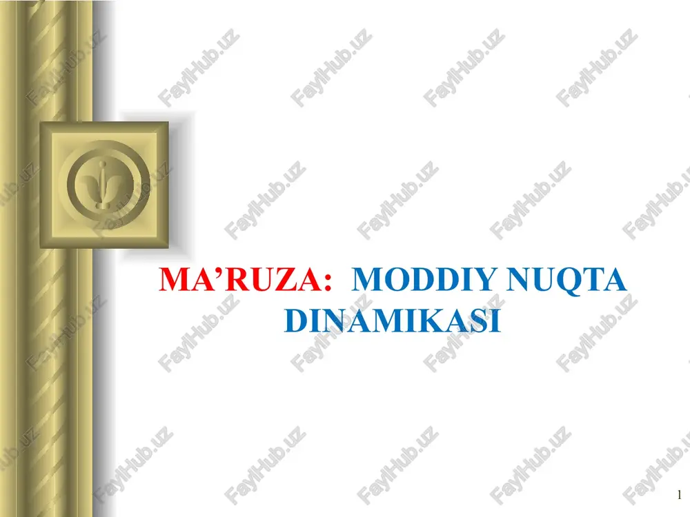dinamika — PPT