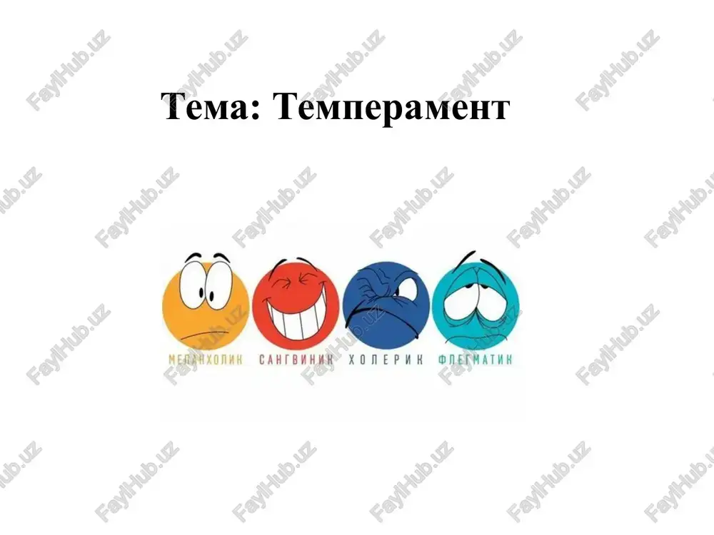 temperament — PPTX