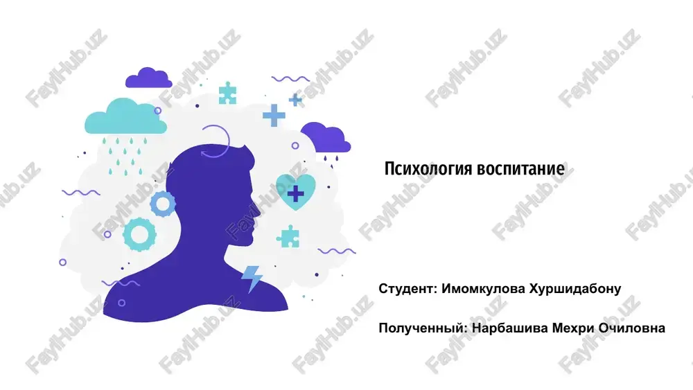 psixologiya vospitanie — PPTX