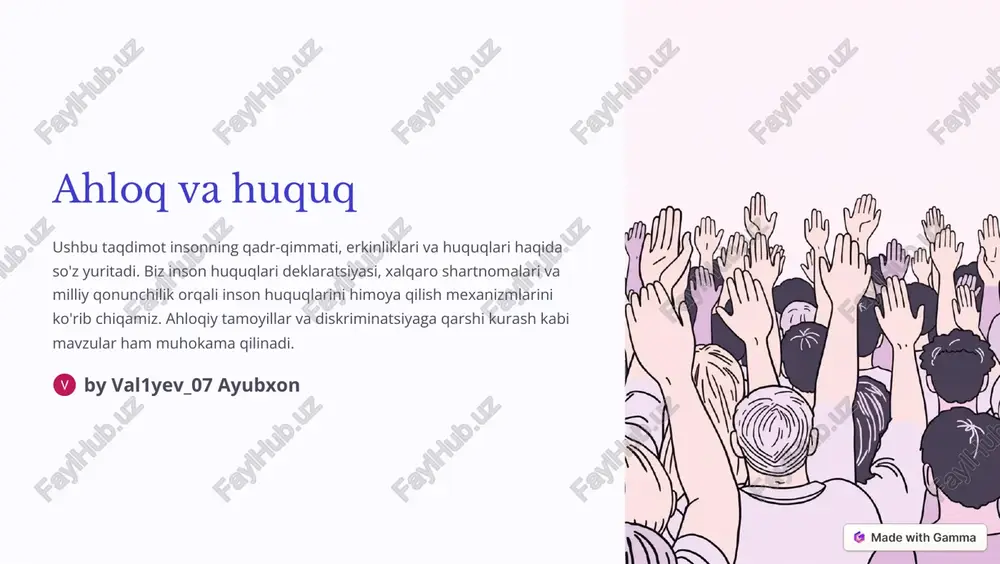 ahloq va huquq — PDF