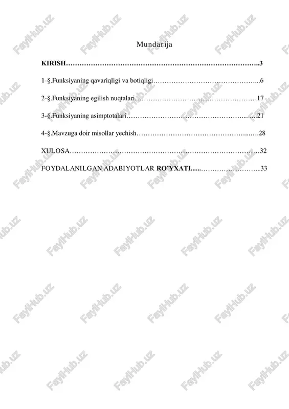 qavariq va botiq funksiya — PDF