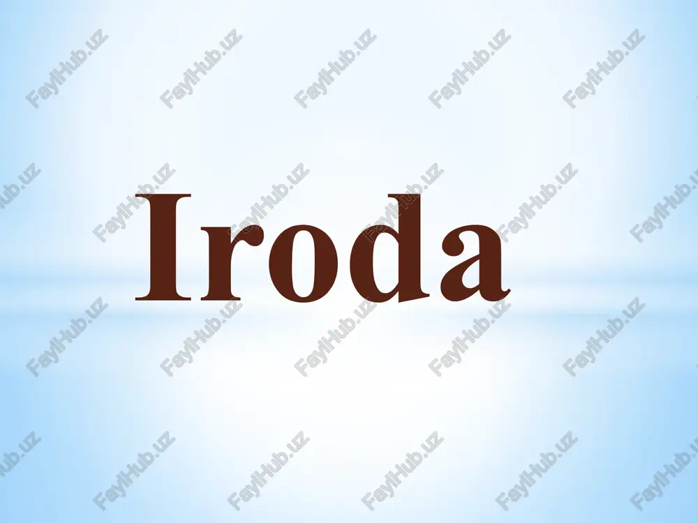 iroda — PPTX