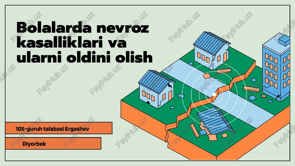 nevroz kasalliklari va ularni oldini olish — PPTX