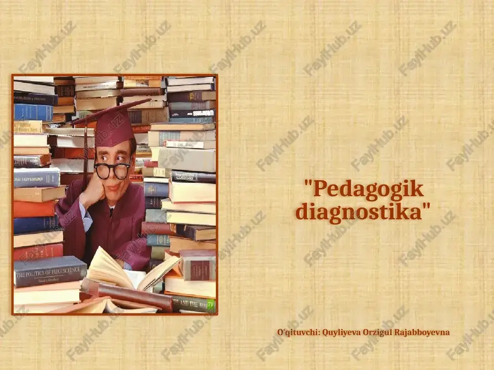 pedagogik diagnostika — PPTX