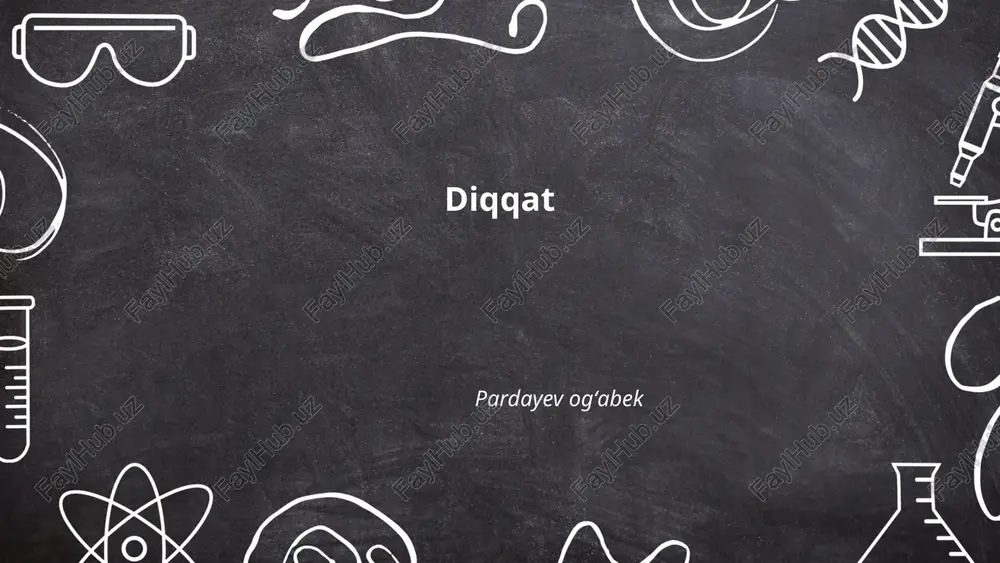diqqatni jamlash usullari — PPTX