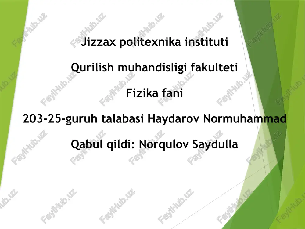 sirt taranglik — PPTX