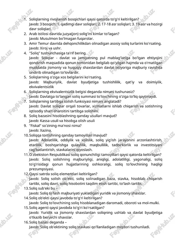soliqlar — DOCX