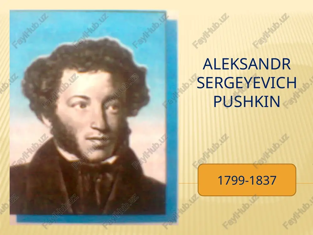 aleksandr sergeyevich pushkin — PPTX