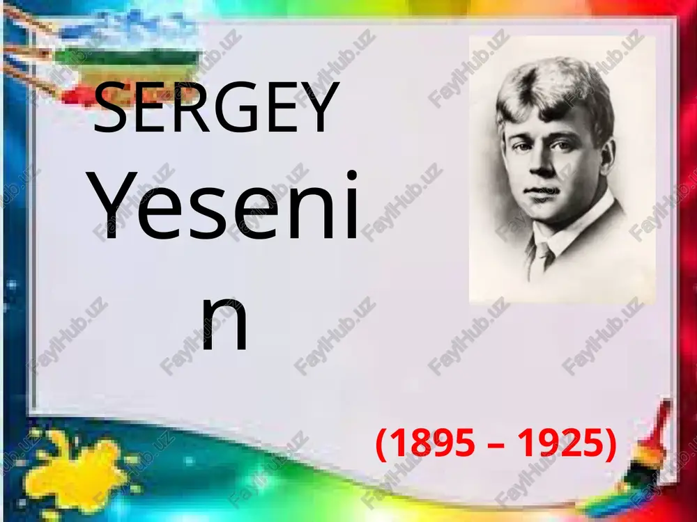 sergeyyesenin — PPTX