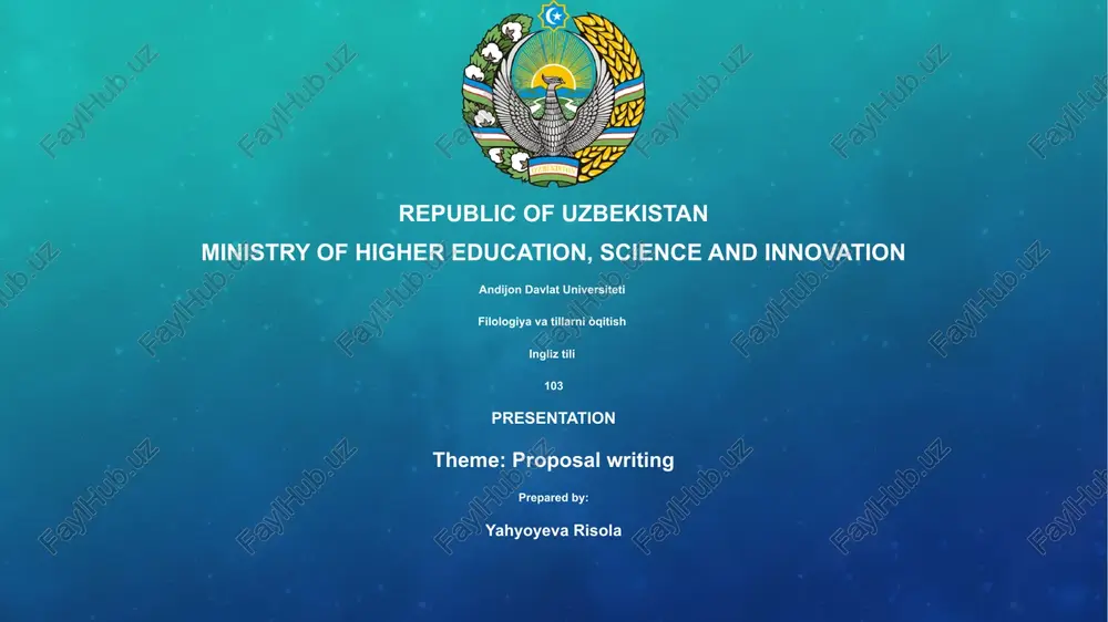 proposal writing — PPTX