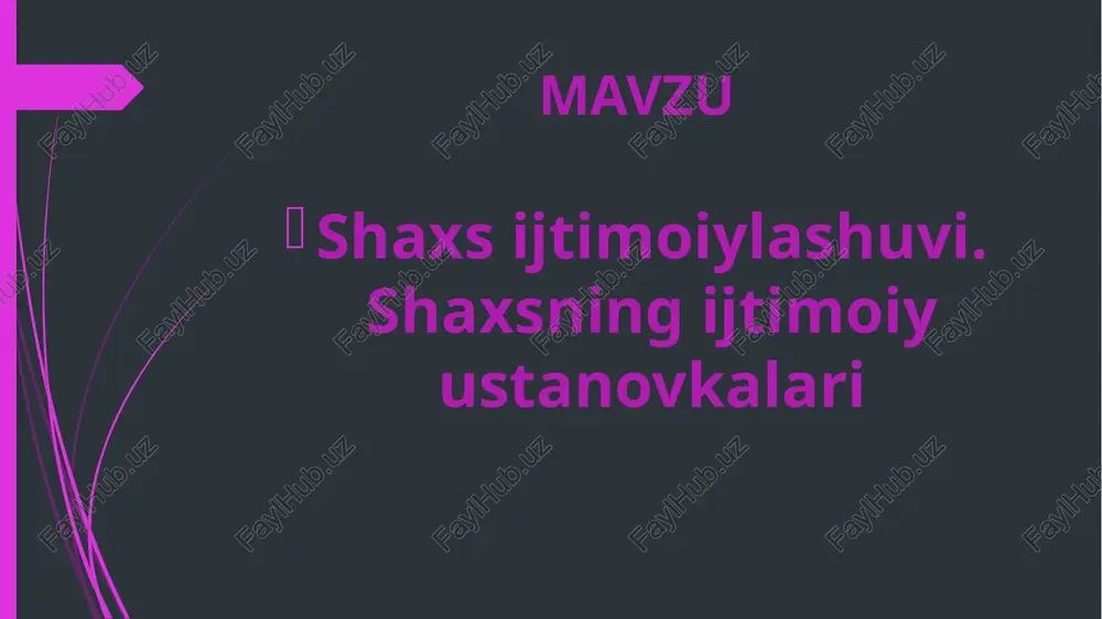 shaxsijtimoiylashuvi — PPTX