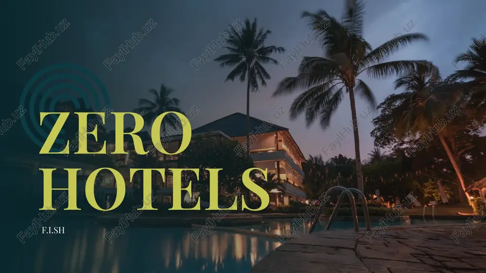 zero hotels — PPTX