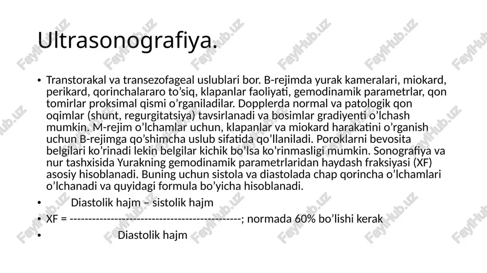 ultrasonografiya — PPTX