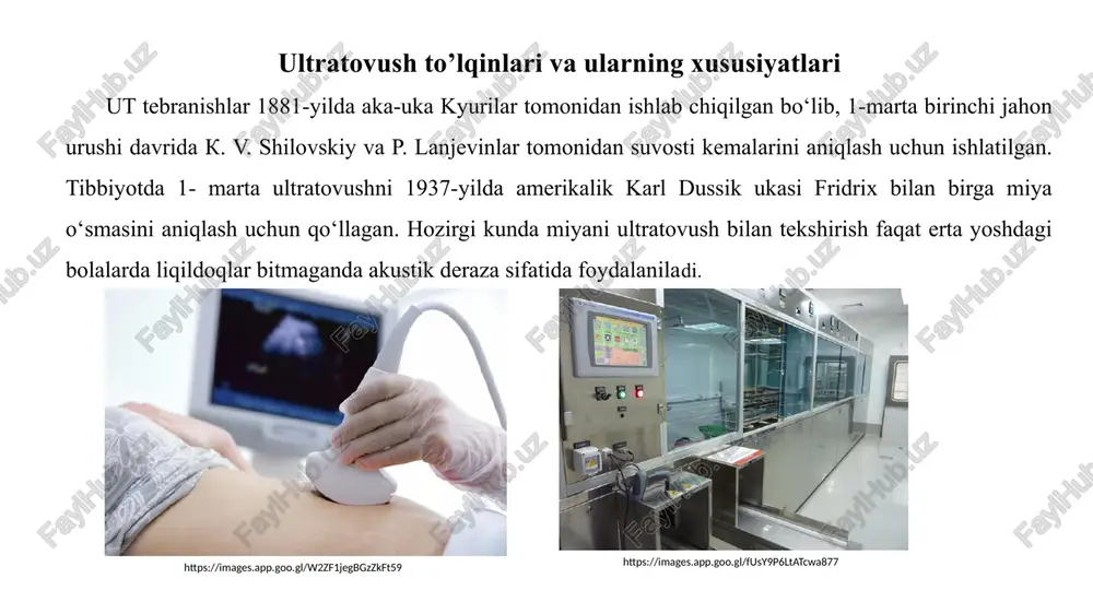 ultratovushto’lqinlarivaularningxususiyatlari — PPTX