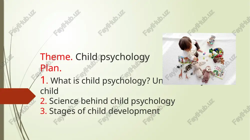 child psychology — PPTX