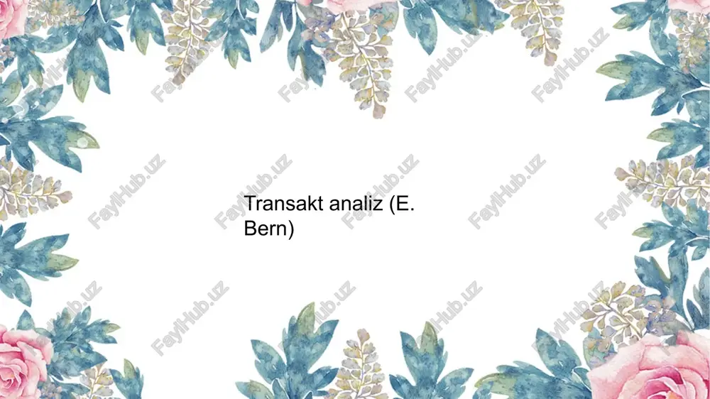 transaktanaliz(e.bern) — PPTX