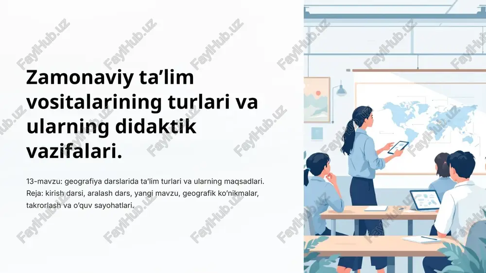 zamonaviy ta'lim vositalari — PPTX
