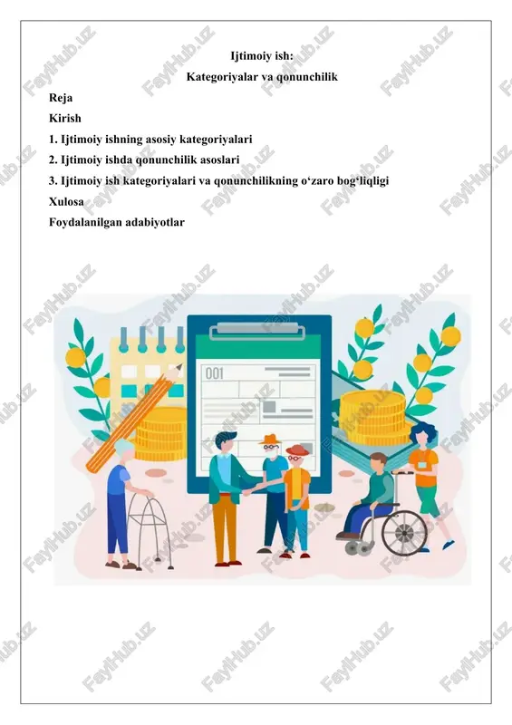 ijtimoiy ish — DOCX