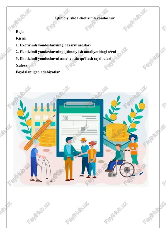 ekotizimli yondoshuv — DOCX