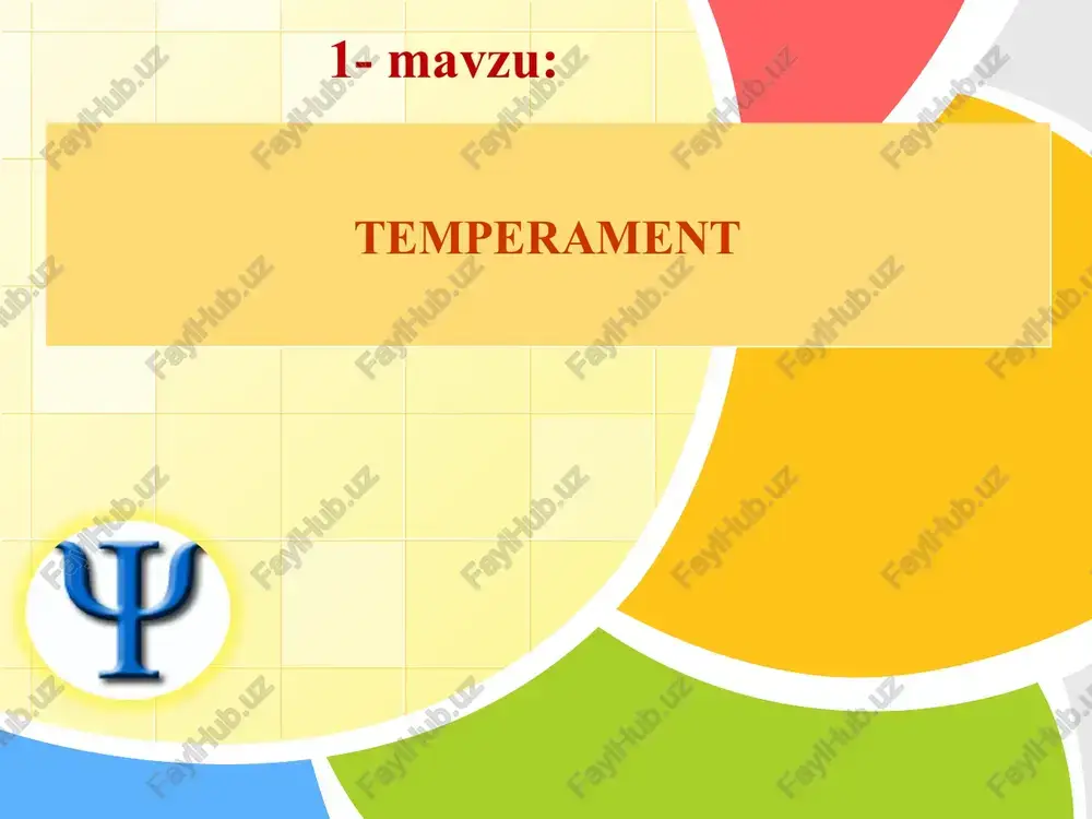 temperament — PPT