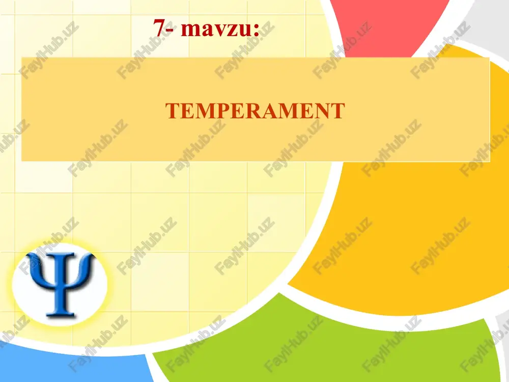 temperament — PPT