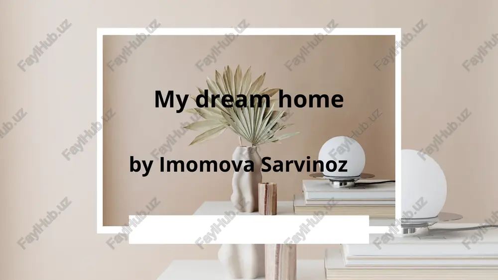 my dream home — PDF