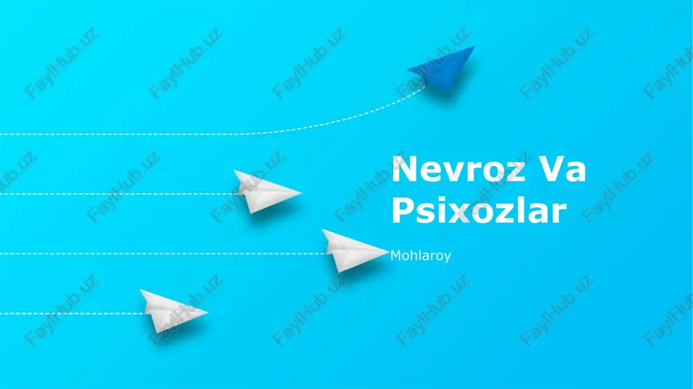 nevroz va psixozlar — PPTX